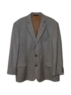 Brooks‎ Brothers 346 Madison Wool Sport Coat Houndstooth Plaid Blazer Men’s 48R